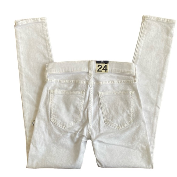 🆕Gap True Skinny Mid Rise White Jeans NWT Women’s Size 24 - Picture 3 of 15